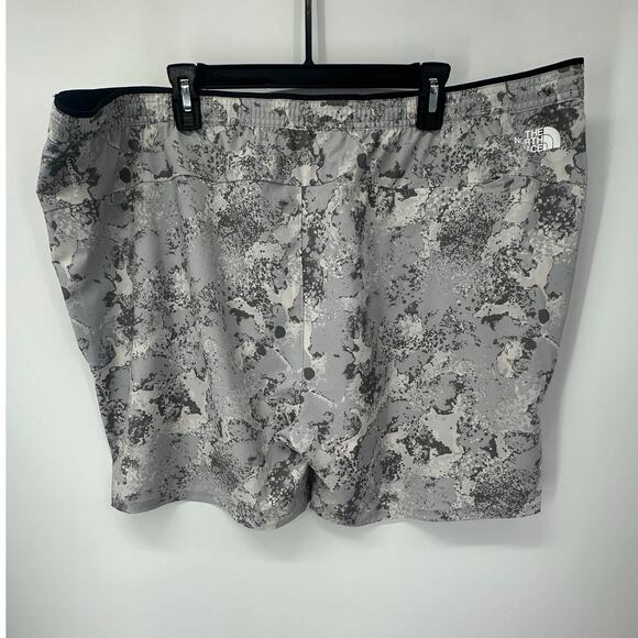 The North Face Big & Tall Wander Shorts‎ 2.0 Flash Dry Grey Logo Men's 3X Long - Picture 2 of 9